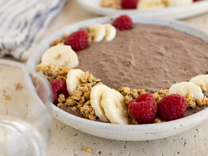 Chocolate Almond Smoothie Bowl  